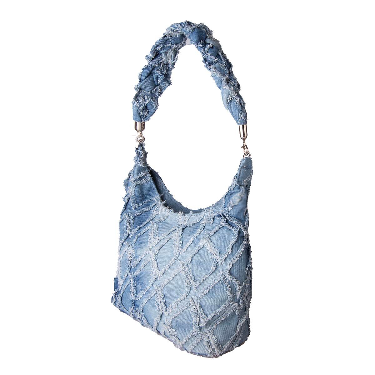 Kot Omuz Çantası Açık Mavi