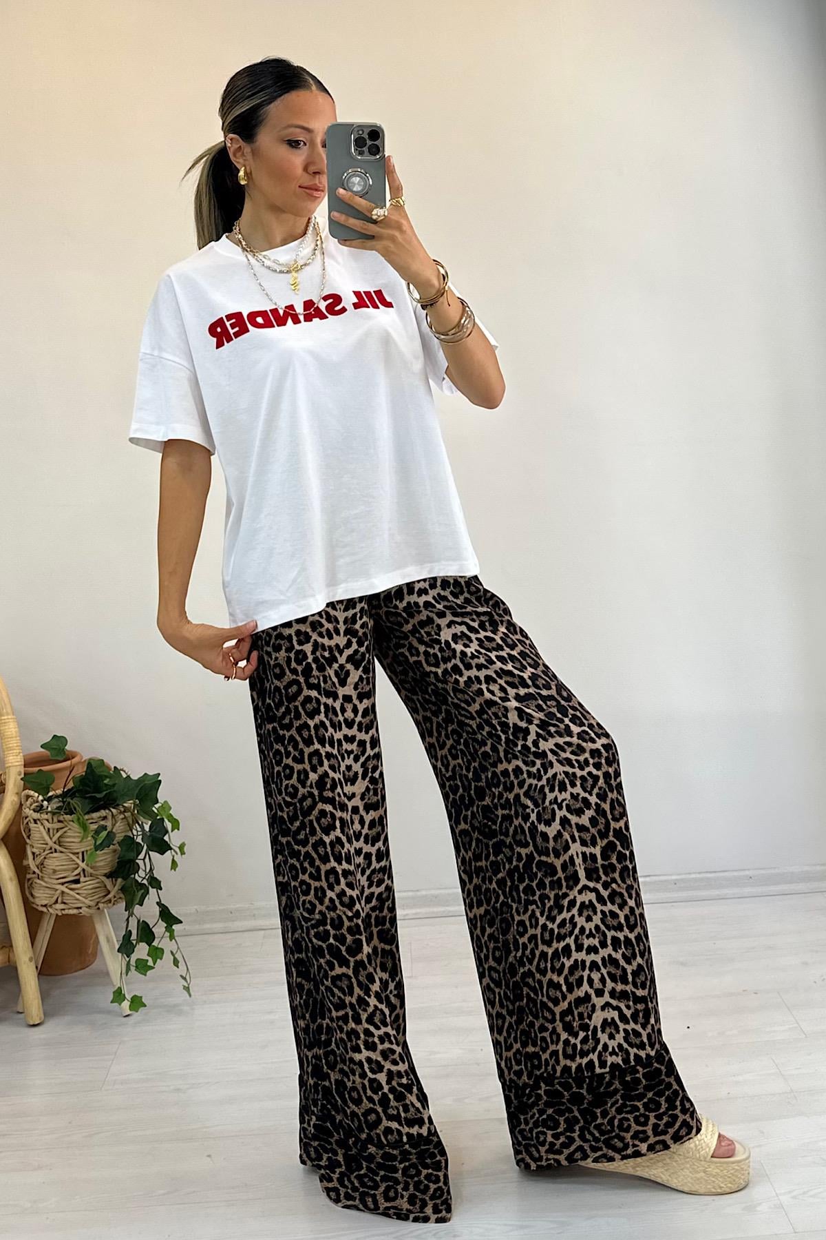 Oversize Tshırt - Beyaz