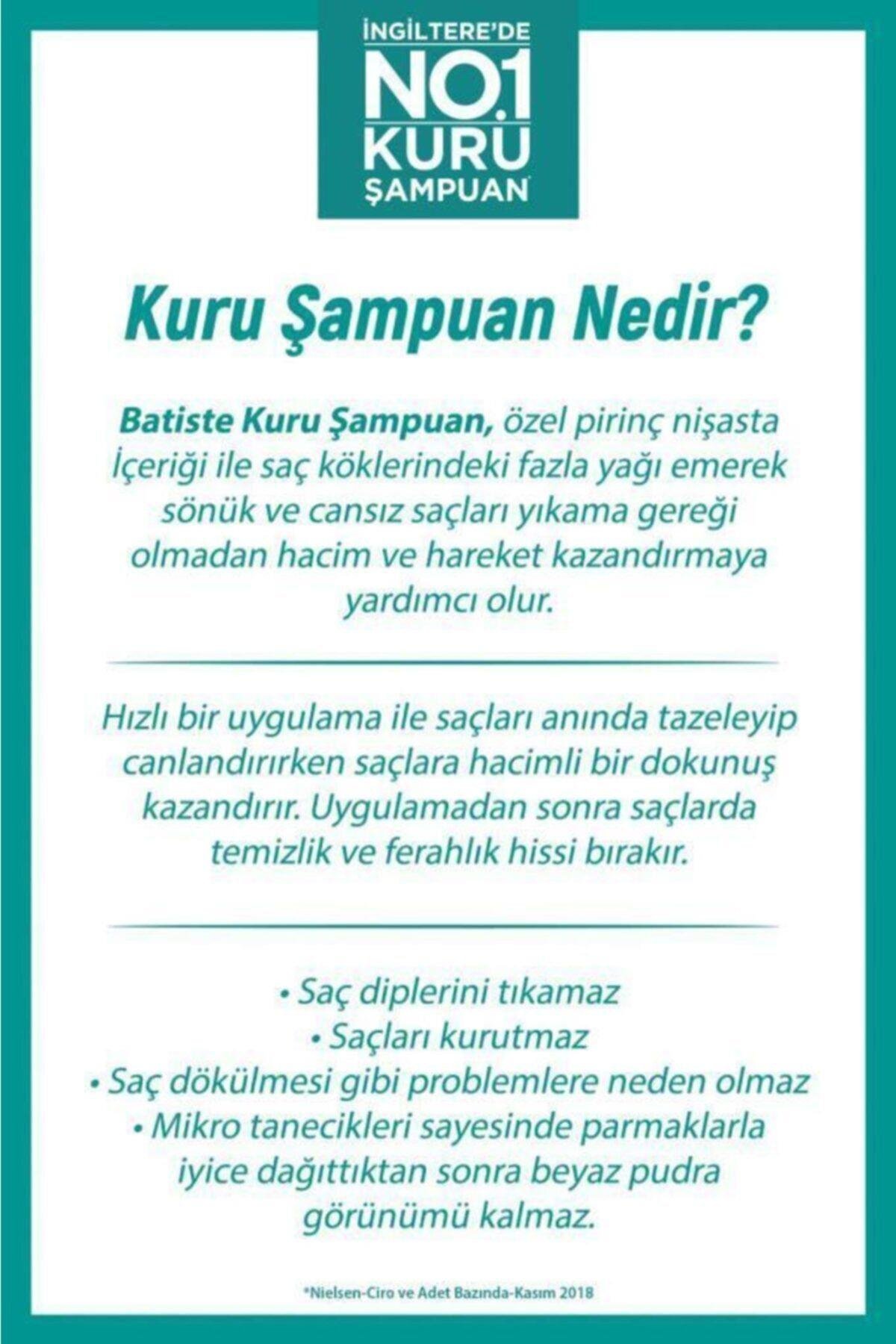 Batiste Kuru Şampuan Original 200Ml