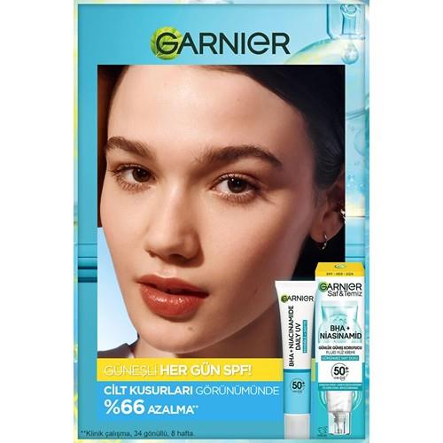 Garnier Saf Ve Temiz Bha Niasinamid Günlük Güneş Koruyucu Fluid Yüz Kremi Spf50 40ml