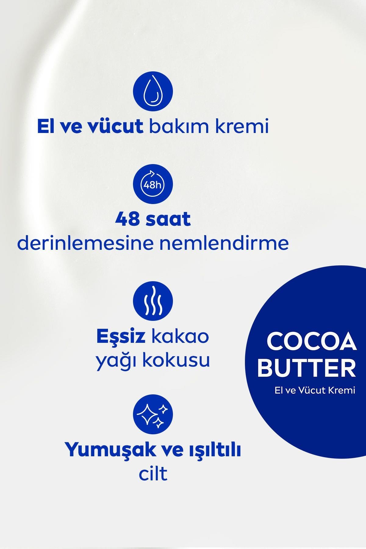 Nivea El ve Vücut Bakım Kremi 400 ml Cocoa Butter