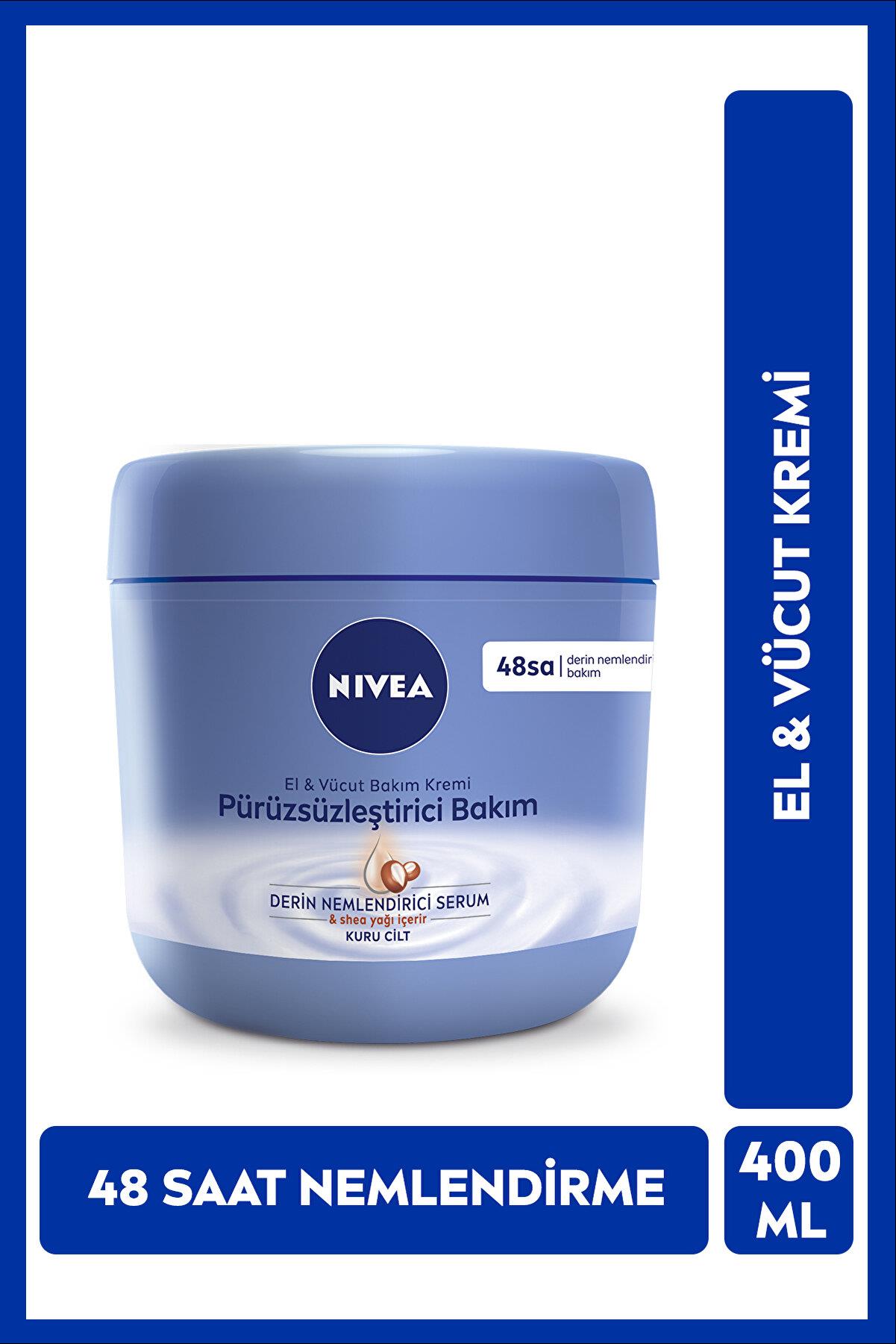 Nivea El ve Vücut Bakım Kremi 400 ml Pürüzsüzleştirici Bakım