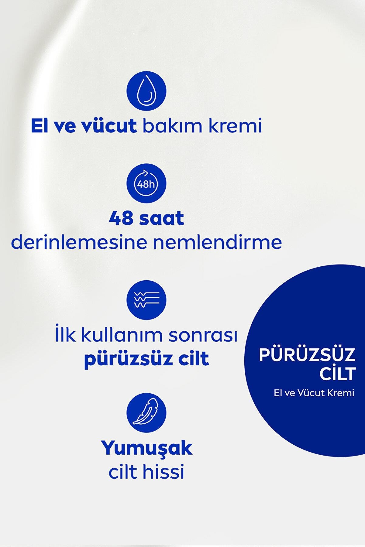 Nivea El ve Vücut Bakım Kremi 400 ml Pürüzsüzleştirici Bakım
