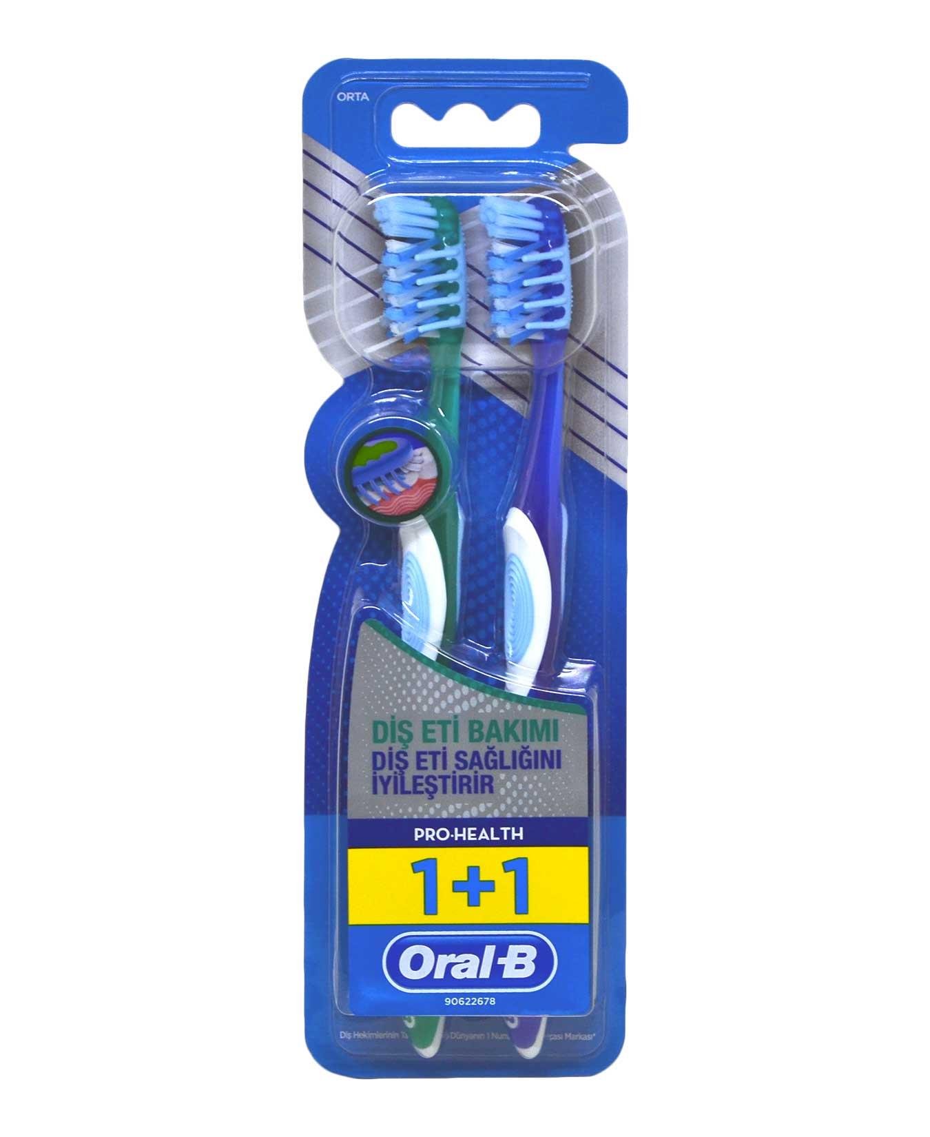 Oral B Pro Health Diş Fırçası Diş Eti Bakım 1+1