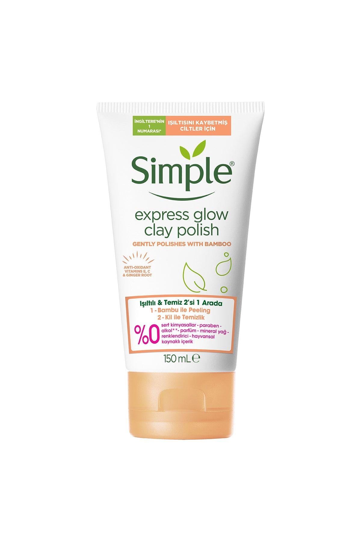 Simple Protect & Glow 2'Si 1 Arada Işıltılı & Temiz Işıltısını Kaybetmiş Ciltler İçin 150 ML