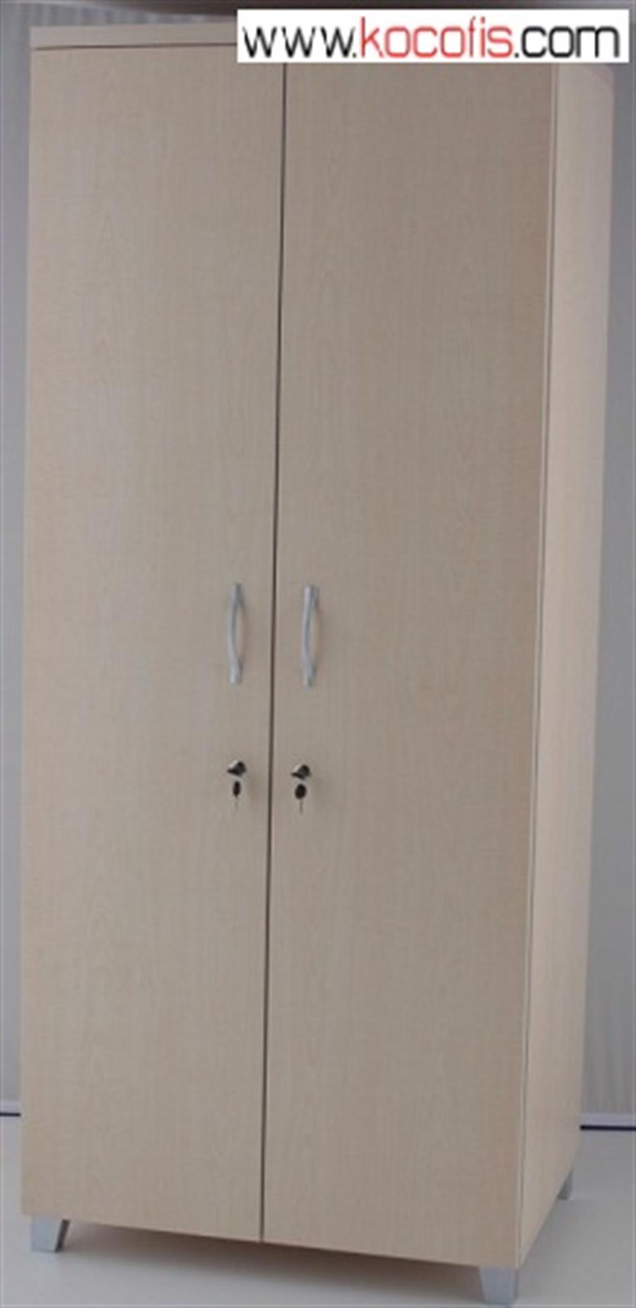190lık Boy Ahşap Kapaklı Dolap