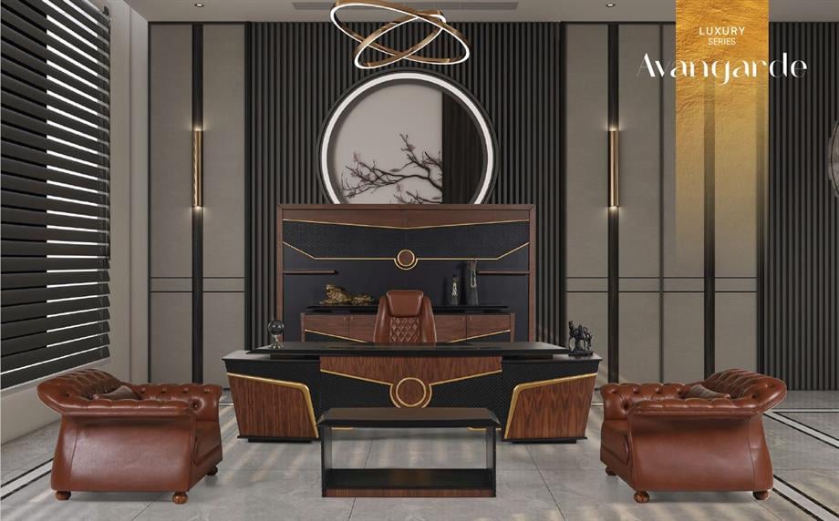 AVANGARDE VİP YÖNETİCİ MASA TAKIMI 300CM 