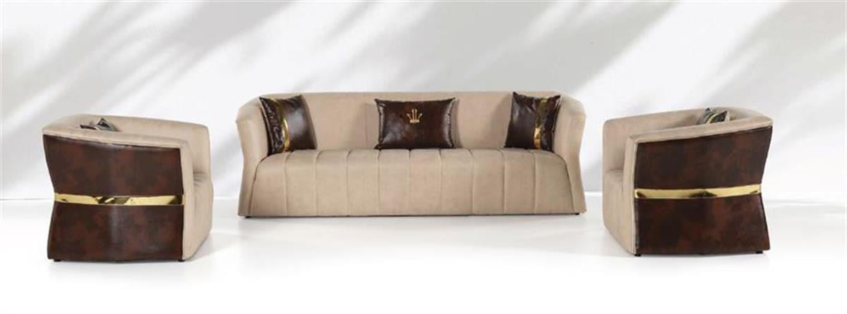 FENDİ VİP OFİS KANEPE TAKIMI 1 #43;1 #43;3