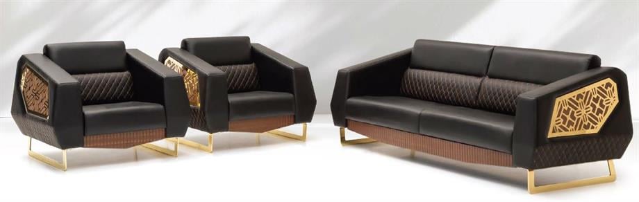 GLORY VİP OFİS KANEPE TAKIMI 1 #43;1 #43;3