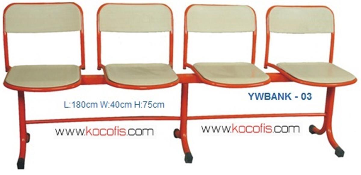 Ywbank-03 Dörtlü Werzalit Bekleme Koltugu