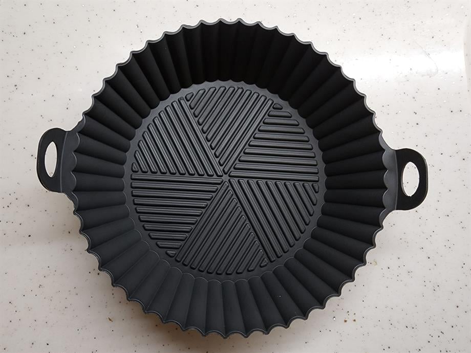 Airfryer silikon pişirme kabı Siyah