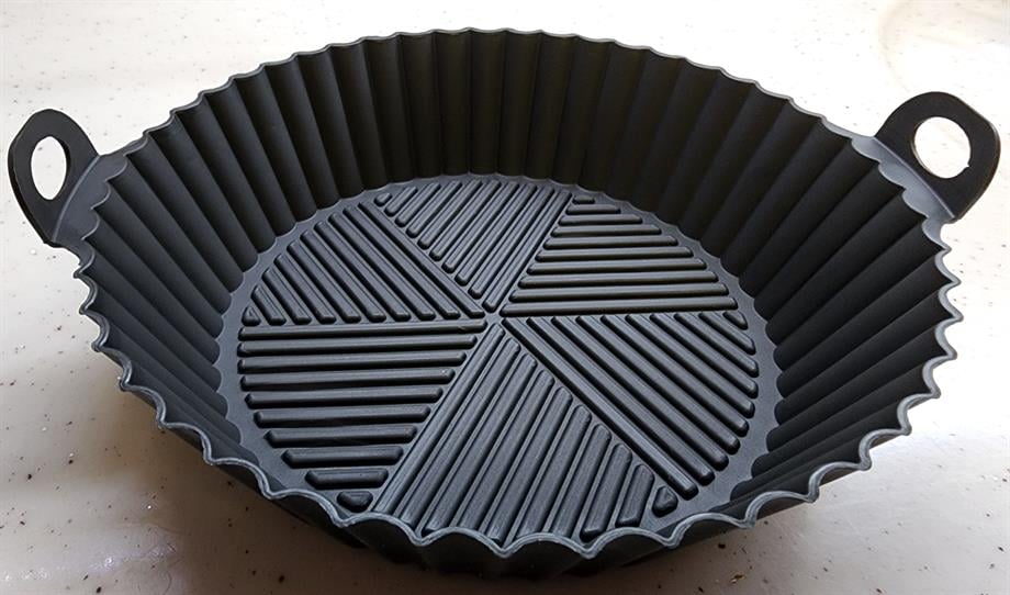 Airfryer silikon pişirme kabı Siyah
