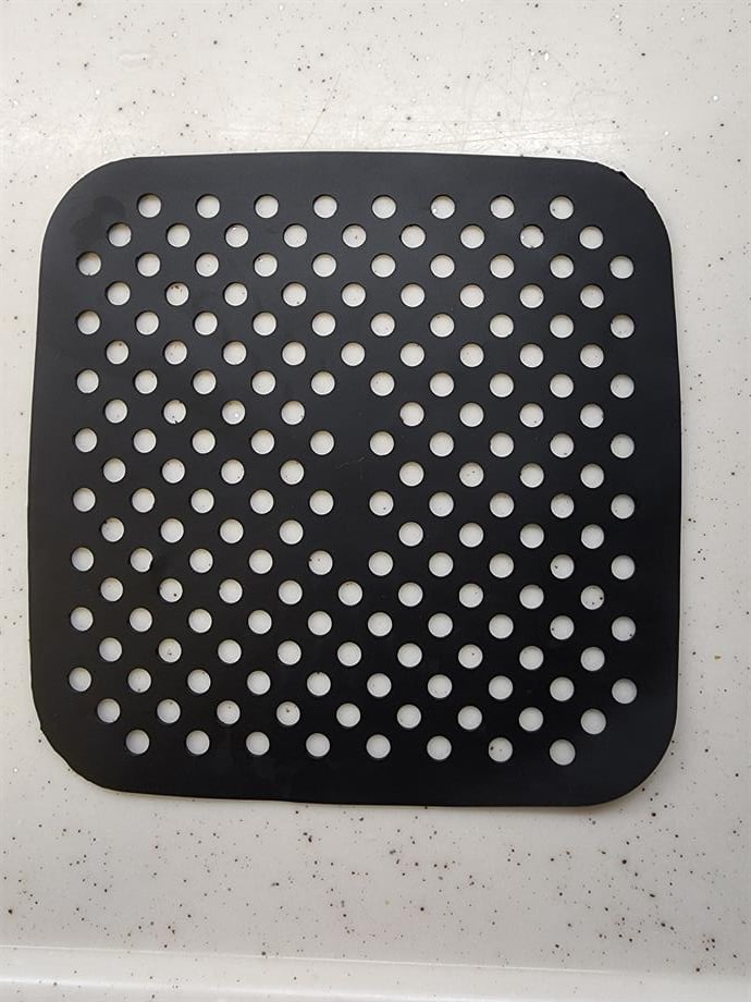Arztech Airfryer Delikli Silikon Mat 20cmx20cm XXL için