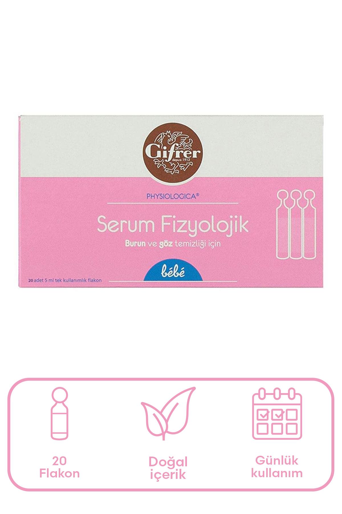 Gifrer Serum Fizyolojik 5 ml x 20 Flakon Gifrer
