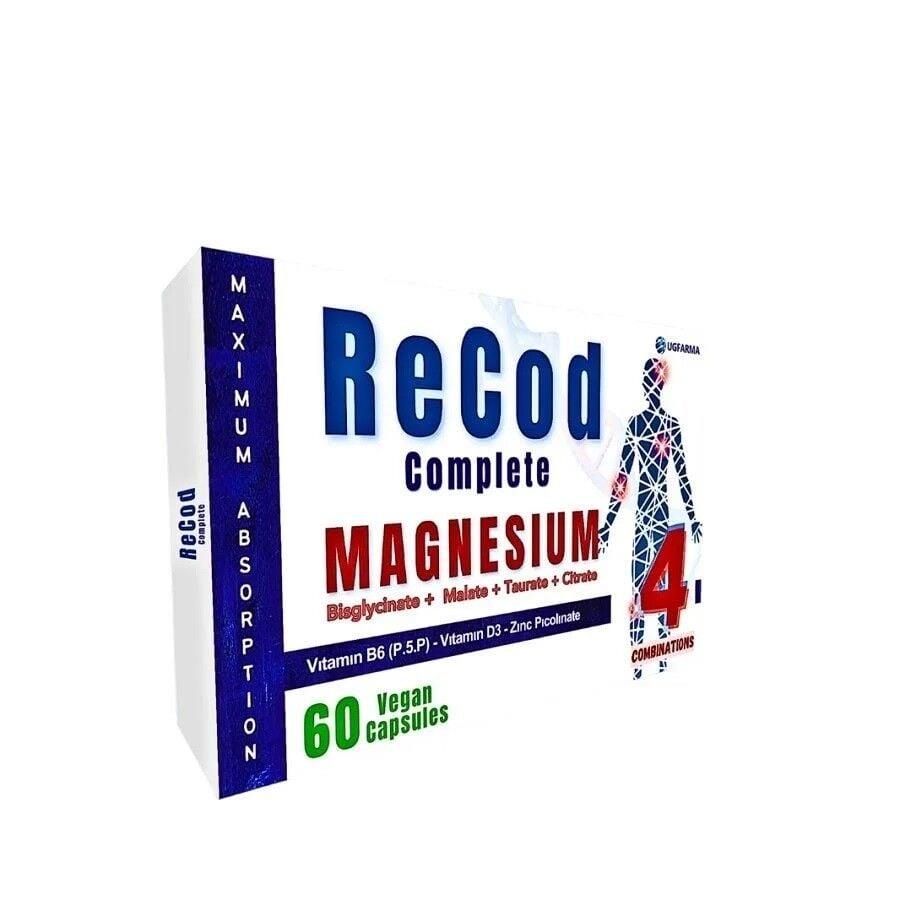 Recod Complete Magnezyum 60 Kapsül UG Farma