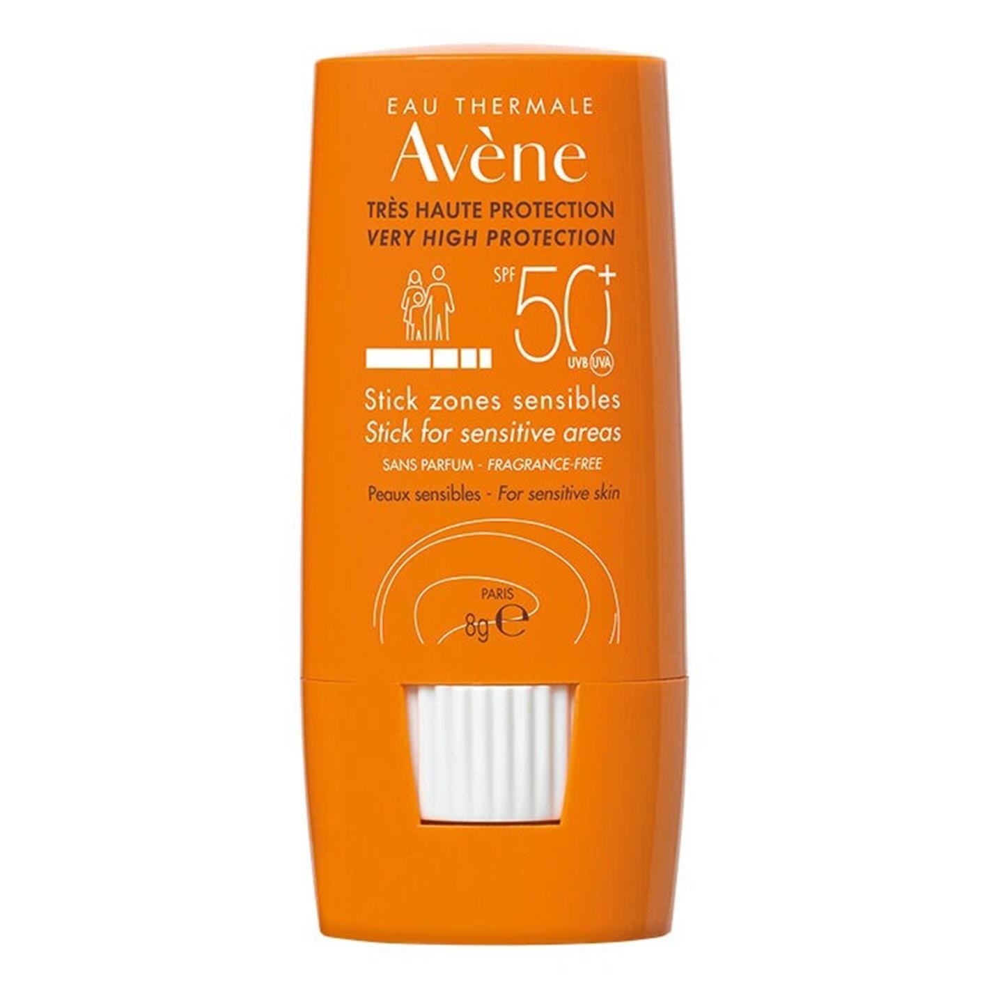 Avene Hassas Bölgeler için 50 Faktör Stick Güneş Kremi 8 gr