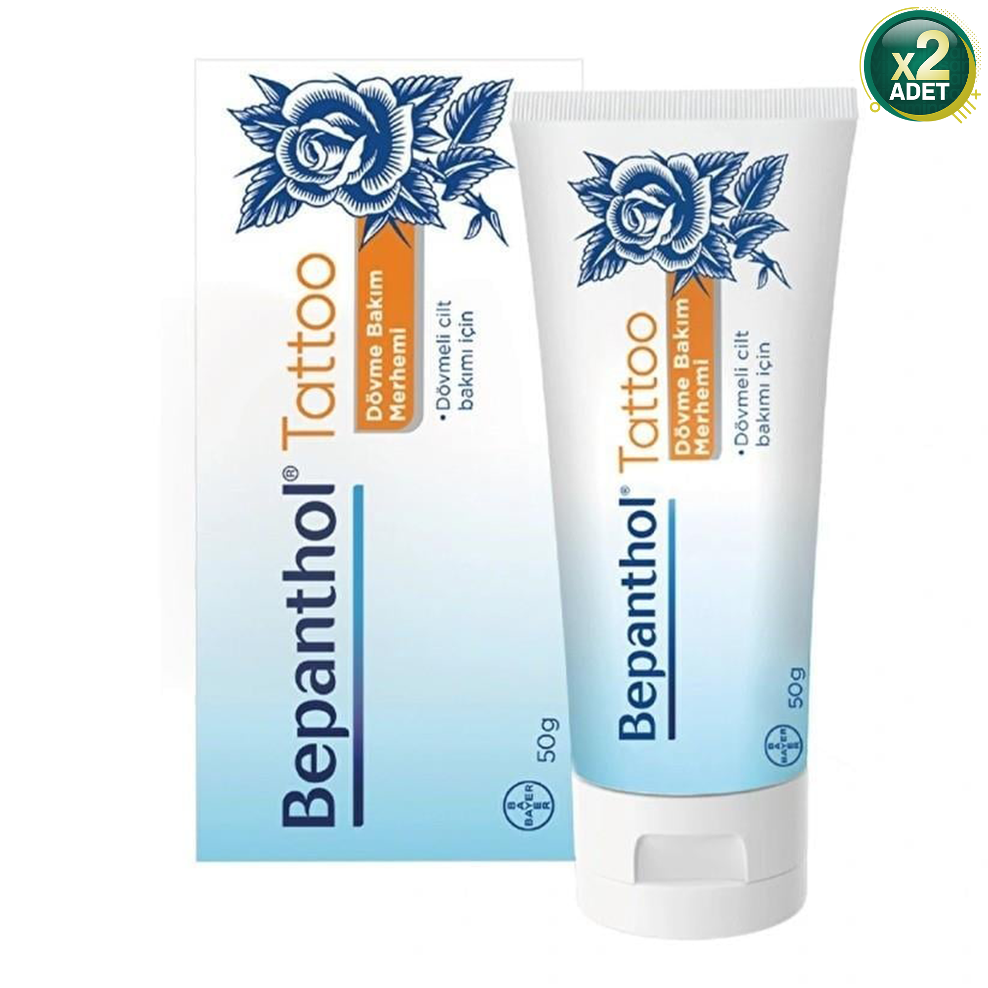 Bepanthol Tatoo Dövme Bakım Kremi 50 gr 2 Adet