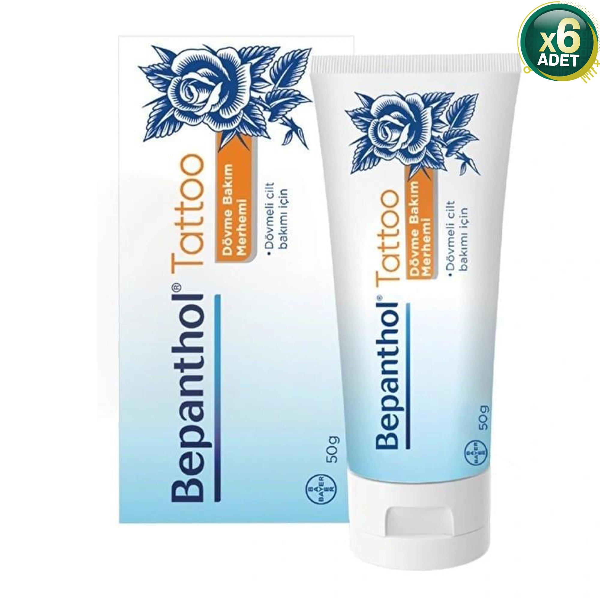 Bepanthol Tattoo Dövme Bakım Merhemi 50 gr 6 Adet