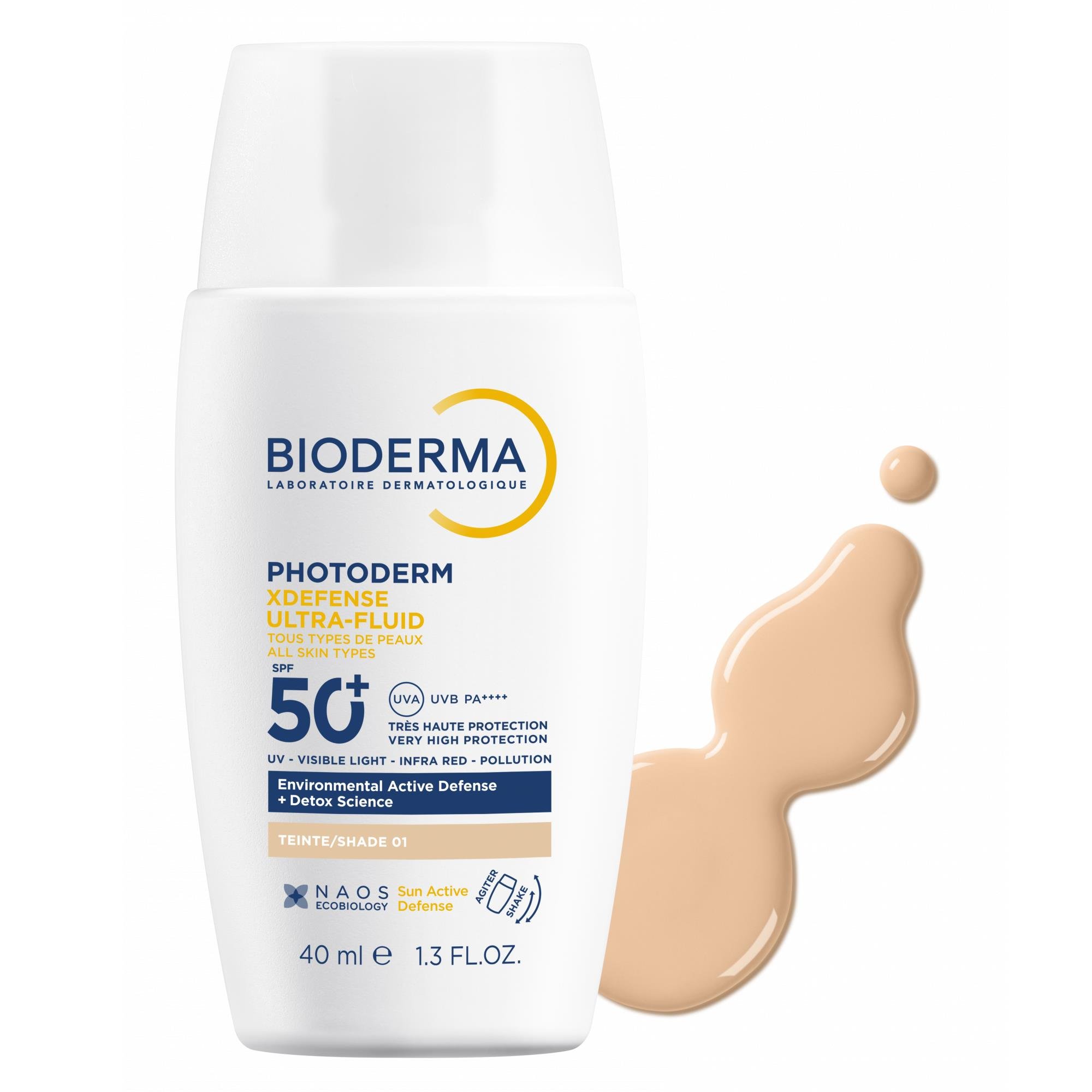 Bioderma Photoderm XDefense Ultra Fluid Very Light 40 ml 50 Faktör Renkli Güneş Kremi