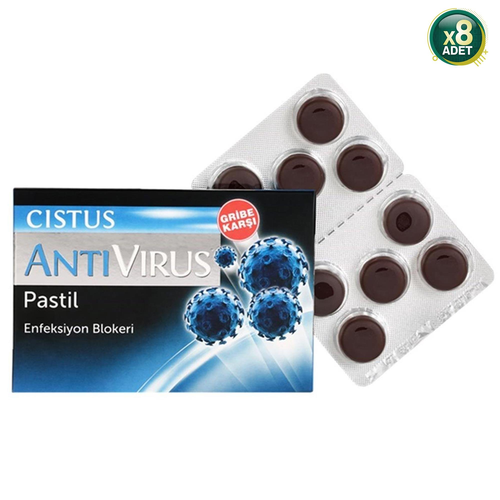 Cistus Antivirüs Pastil 10 'lu x8