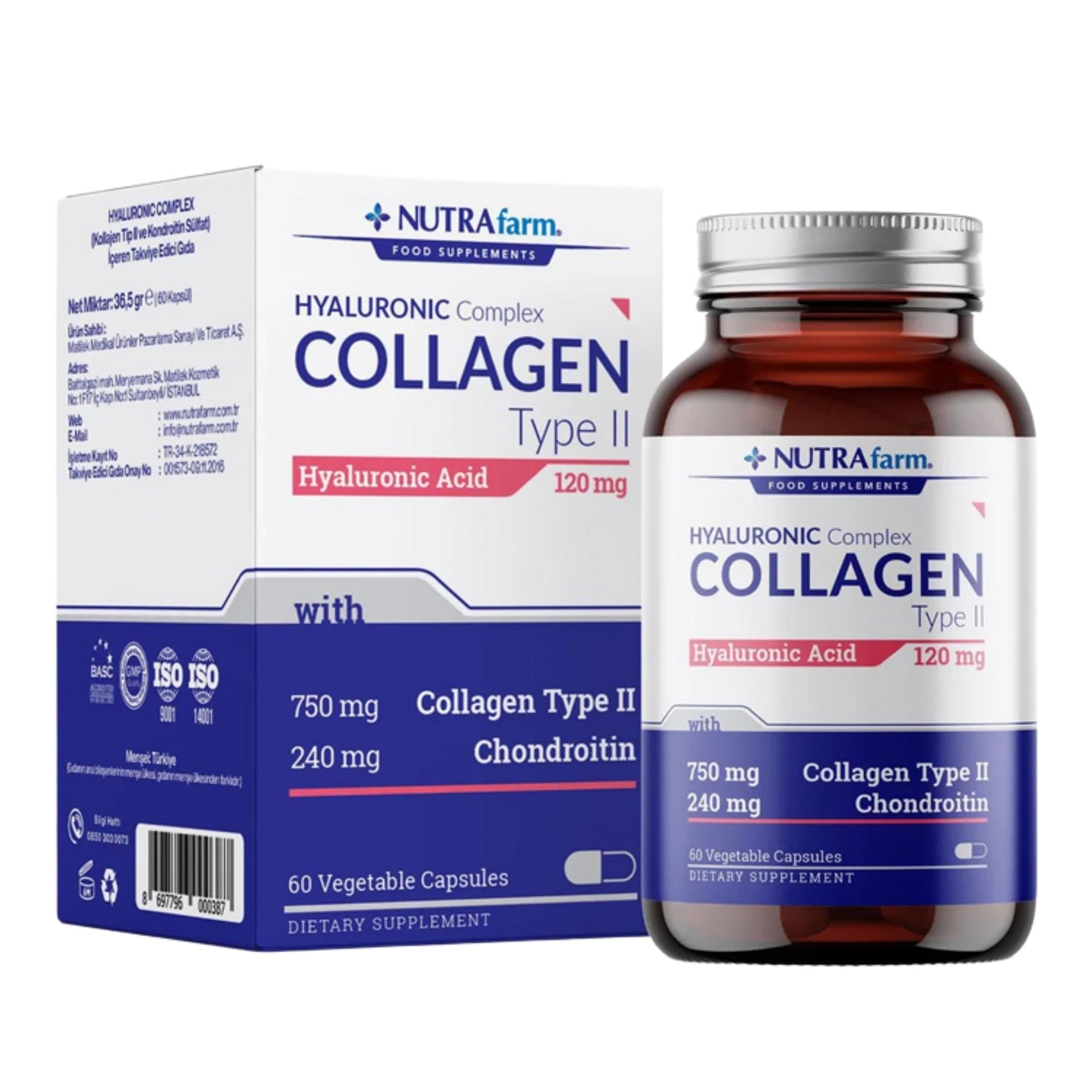 Dermoskin Nutrafarm Hyaluronic Acid 60 Mg