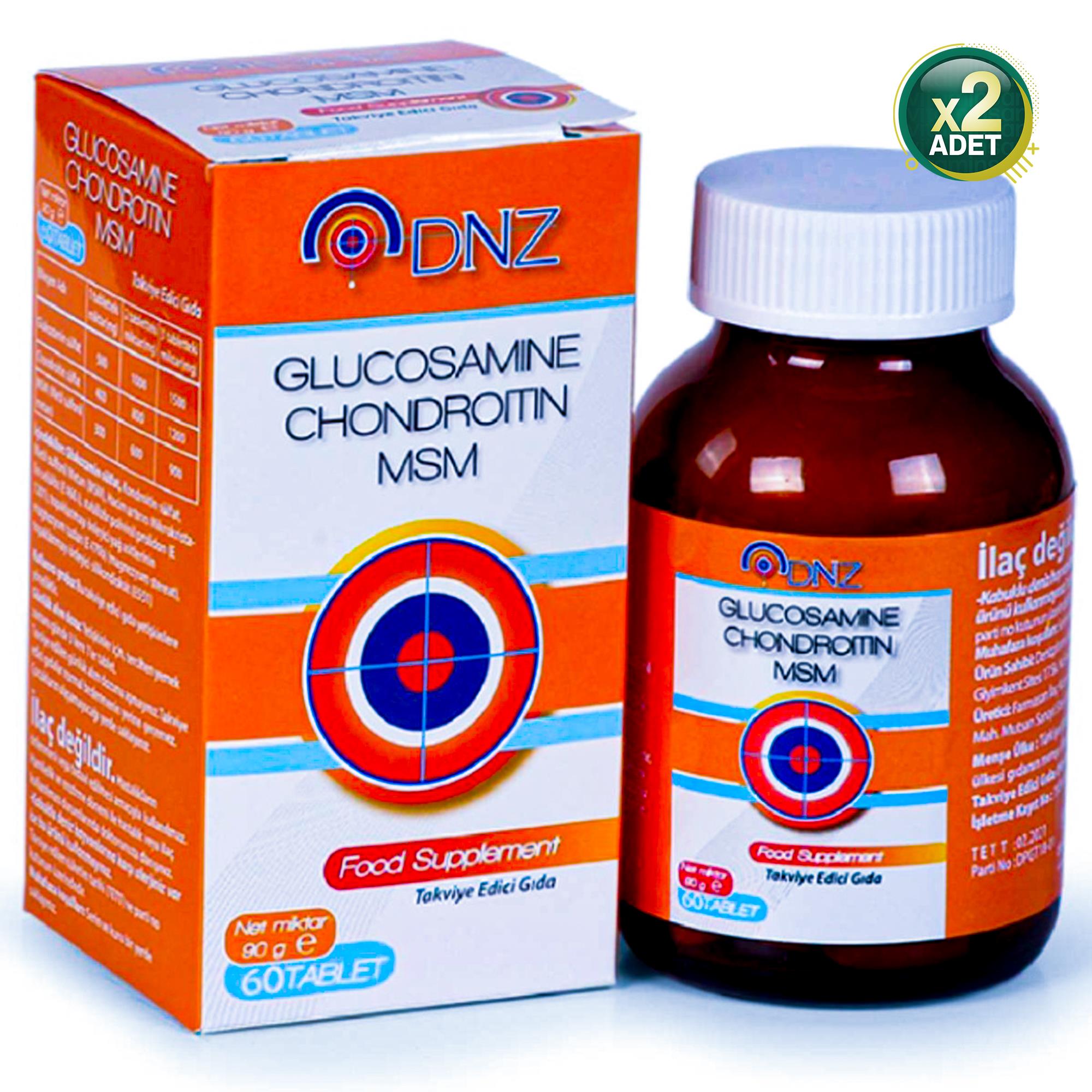 DNZ Glucosamine Chondroitin MSM 60 Tablet 2 Adet