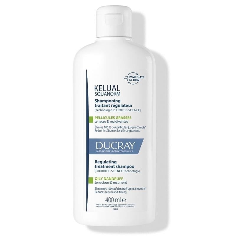 Ducray Kelual Squanorm Yağlı Şaçlar için 400 ml Kepek Şampuanı