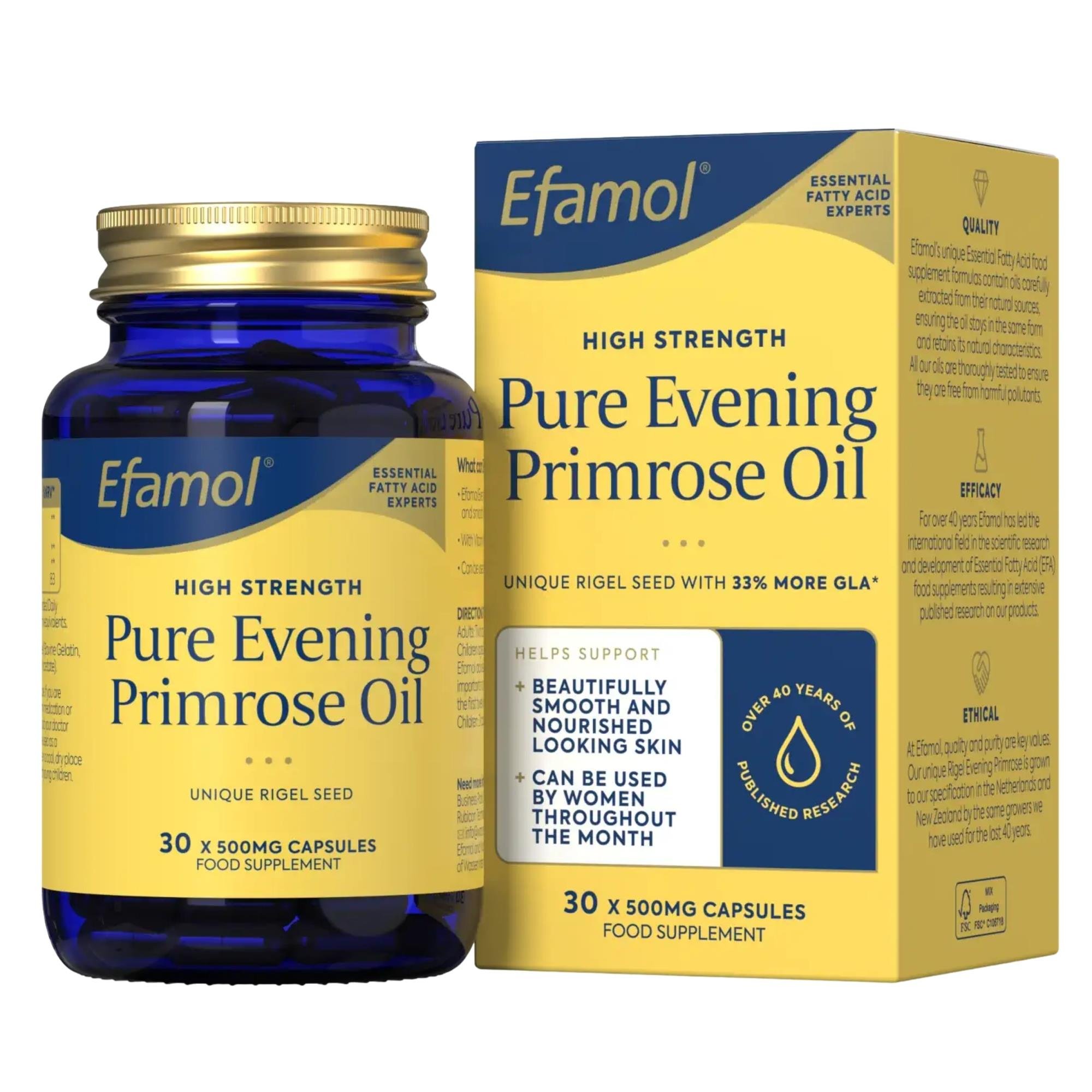 Efamol Pure Evening Primrose Oil 500 mg