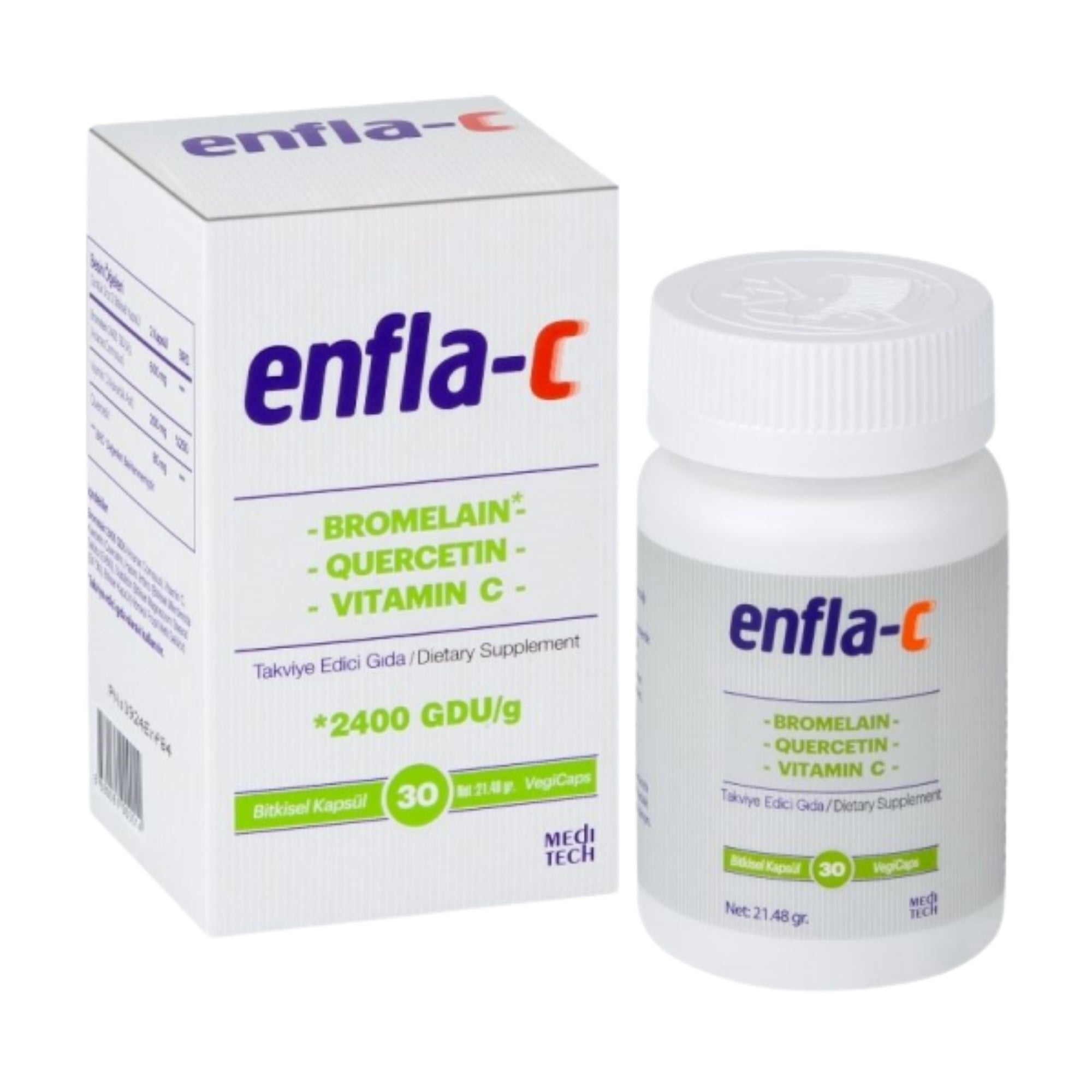 Enfla-C Gıda Takviyesi 30 Kapsül