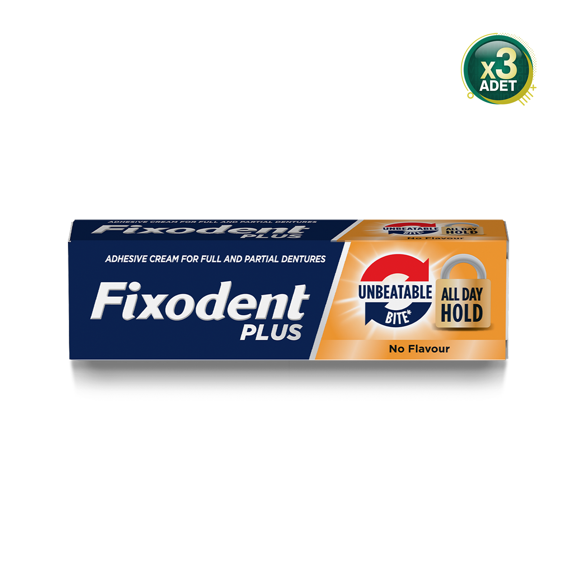 Fixodent Plus Best Hold Güçlü Tutuş 40 gr 3 Adet