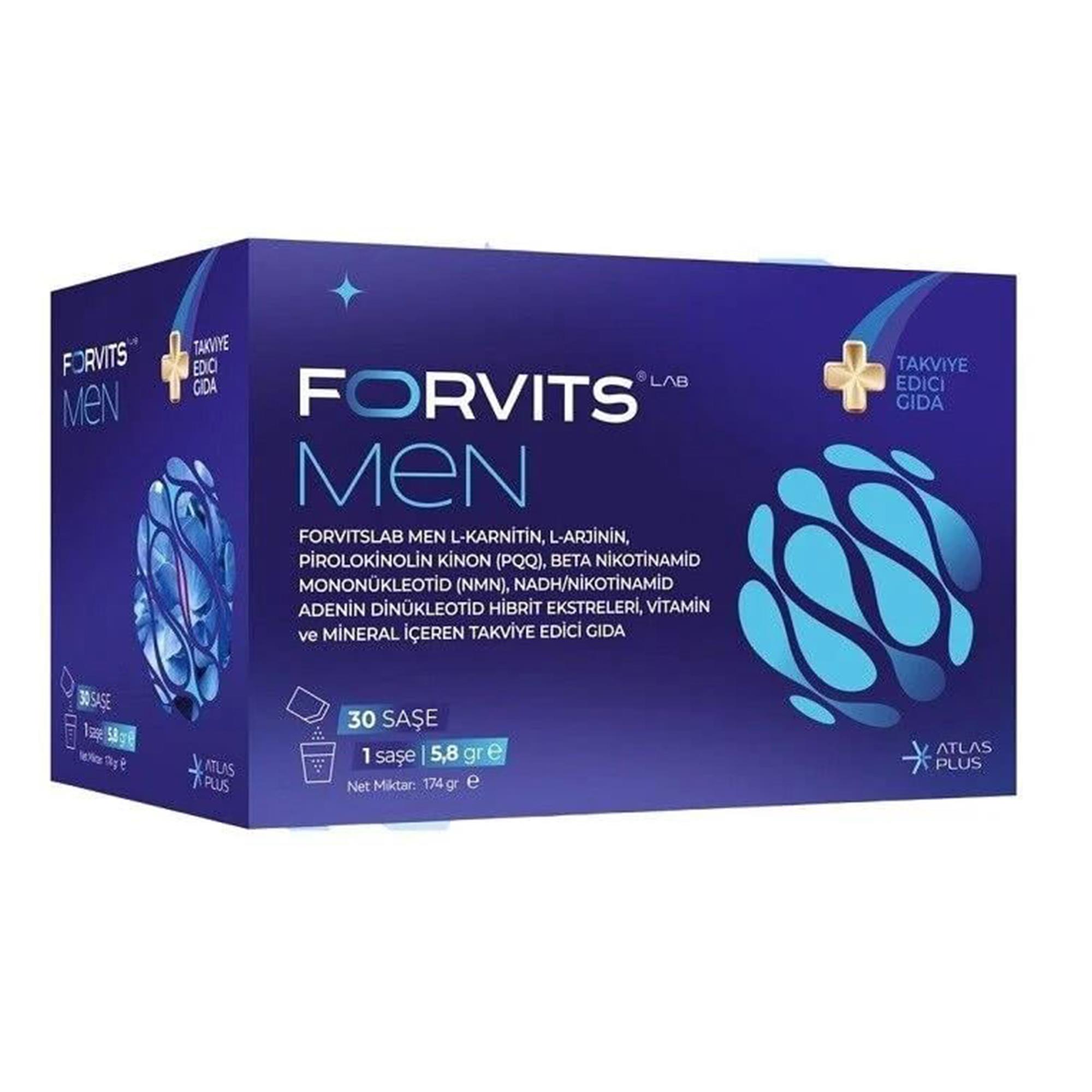 Forvits Lab Men 174 gr 30 Saşe