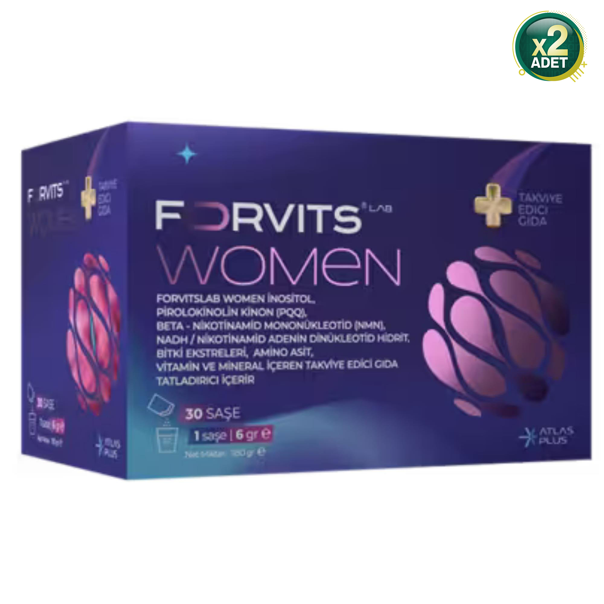 Forvits Lab Women 30 Saşe 2 Adet