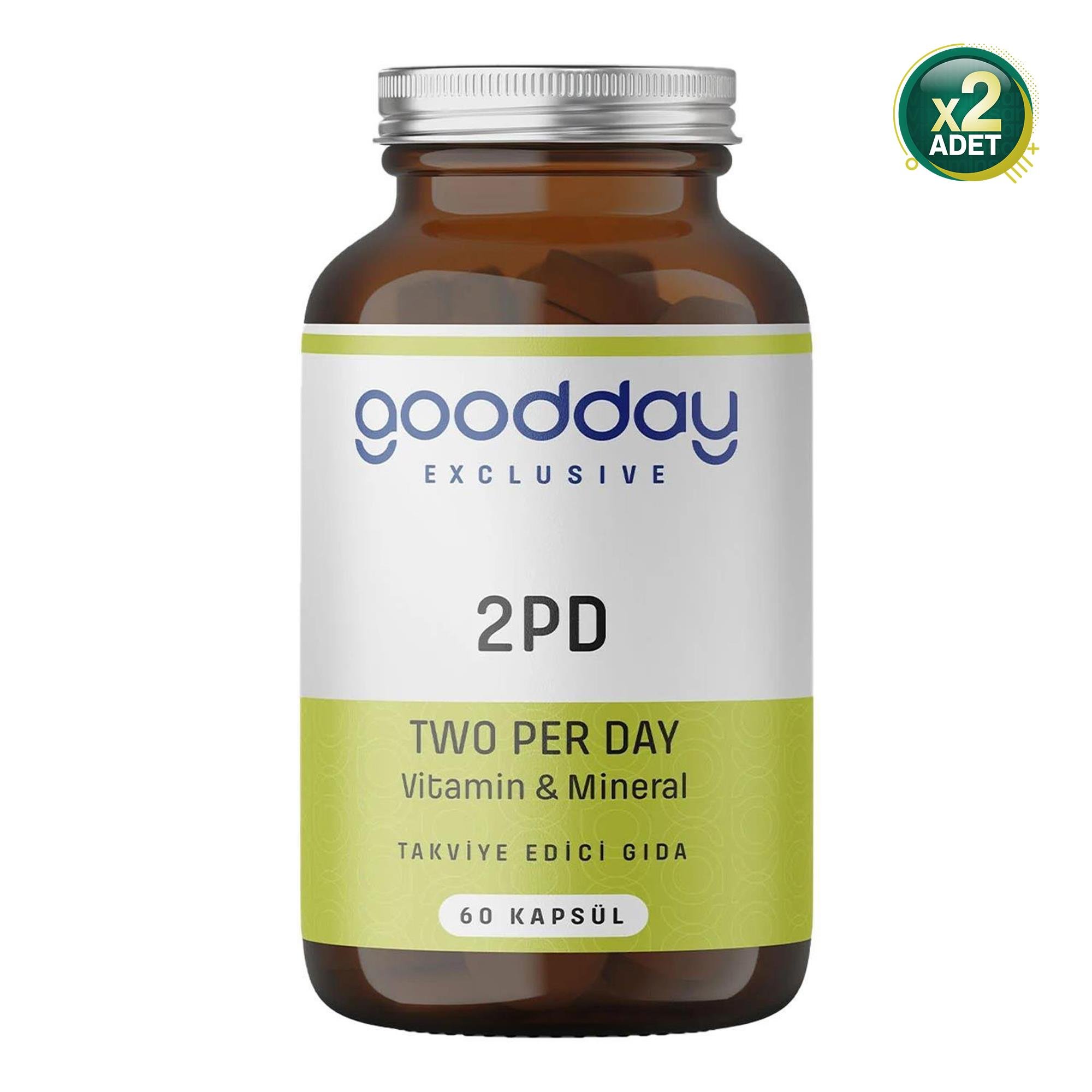 Goodday 2PD Two Per Day 60 Kapsül 2 Adet