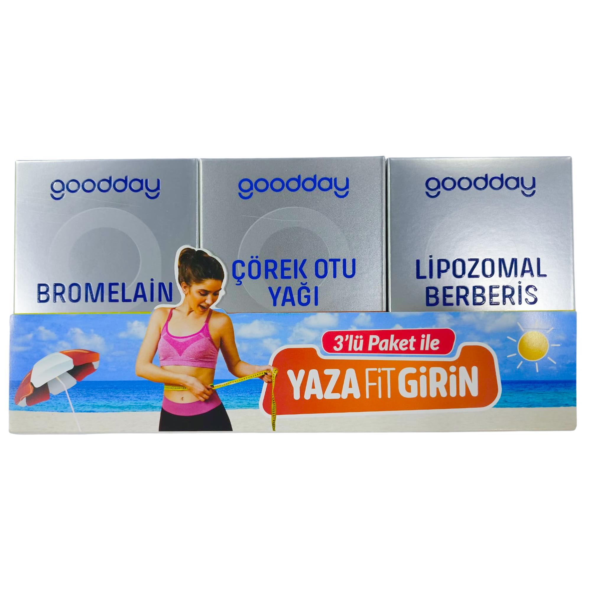 Goodday 3 lü Paket ile Yaza Fit Girin