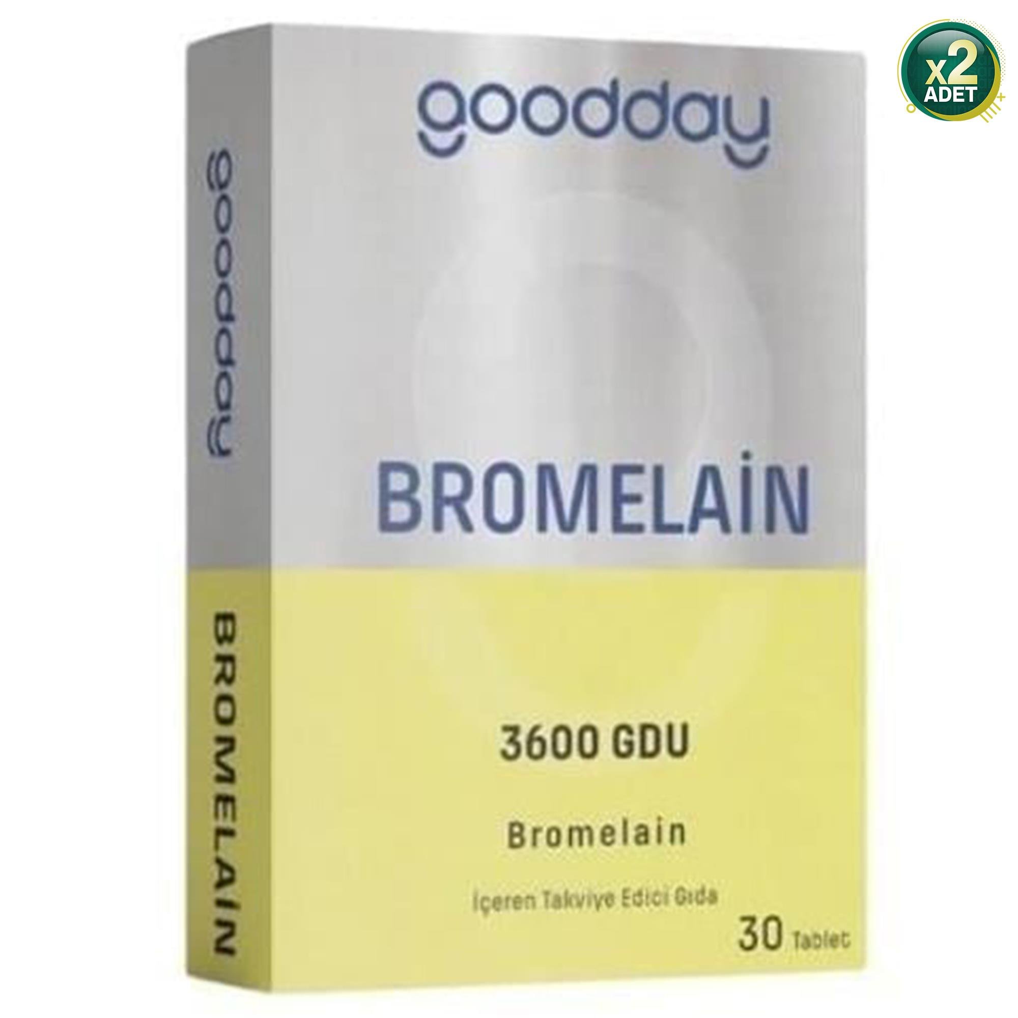 Goodday Bromelain 30 Tablet 2 Adet
