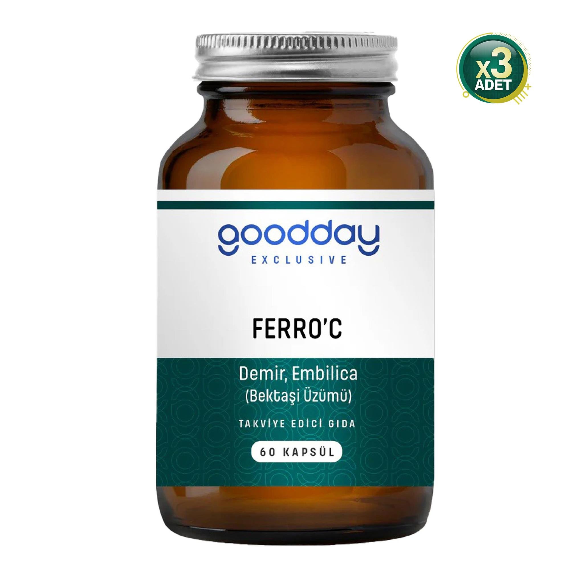 Goodday Ferro C 60 Kapsül 3 Adet