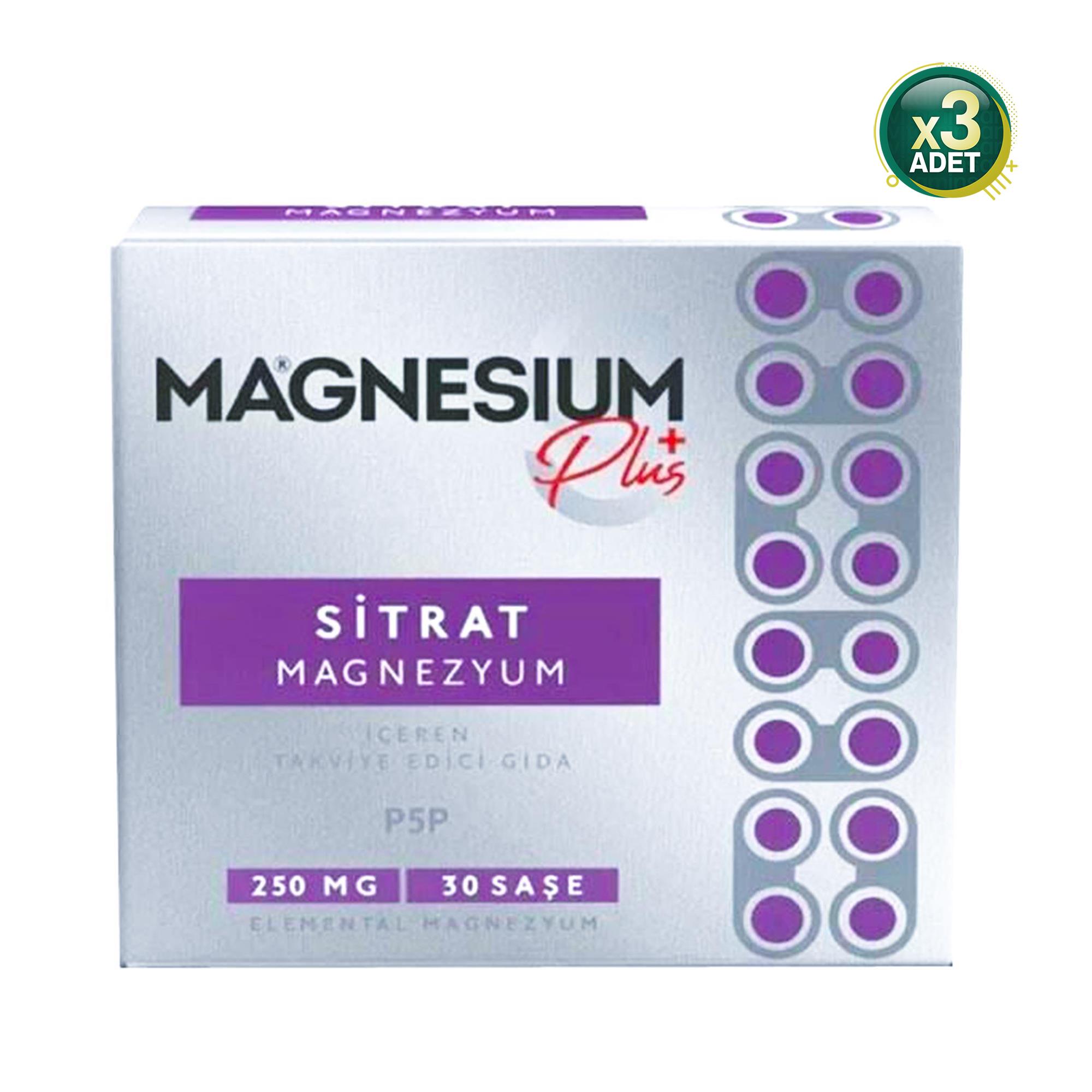 Goodday Magnesium Plus Sitrat 30 Saşe 3 Adet