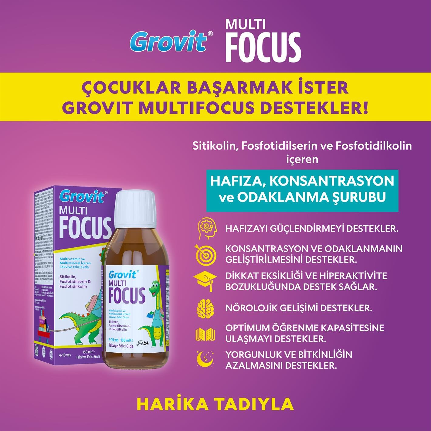 Grovit Multi Focus 150 ml
