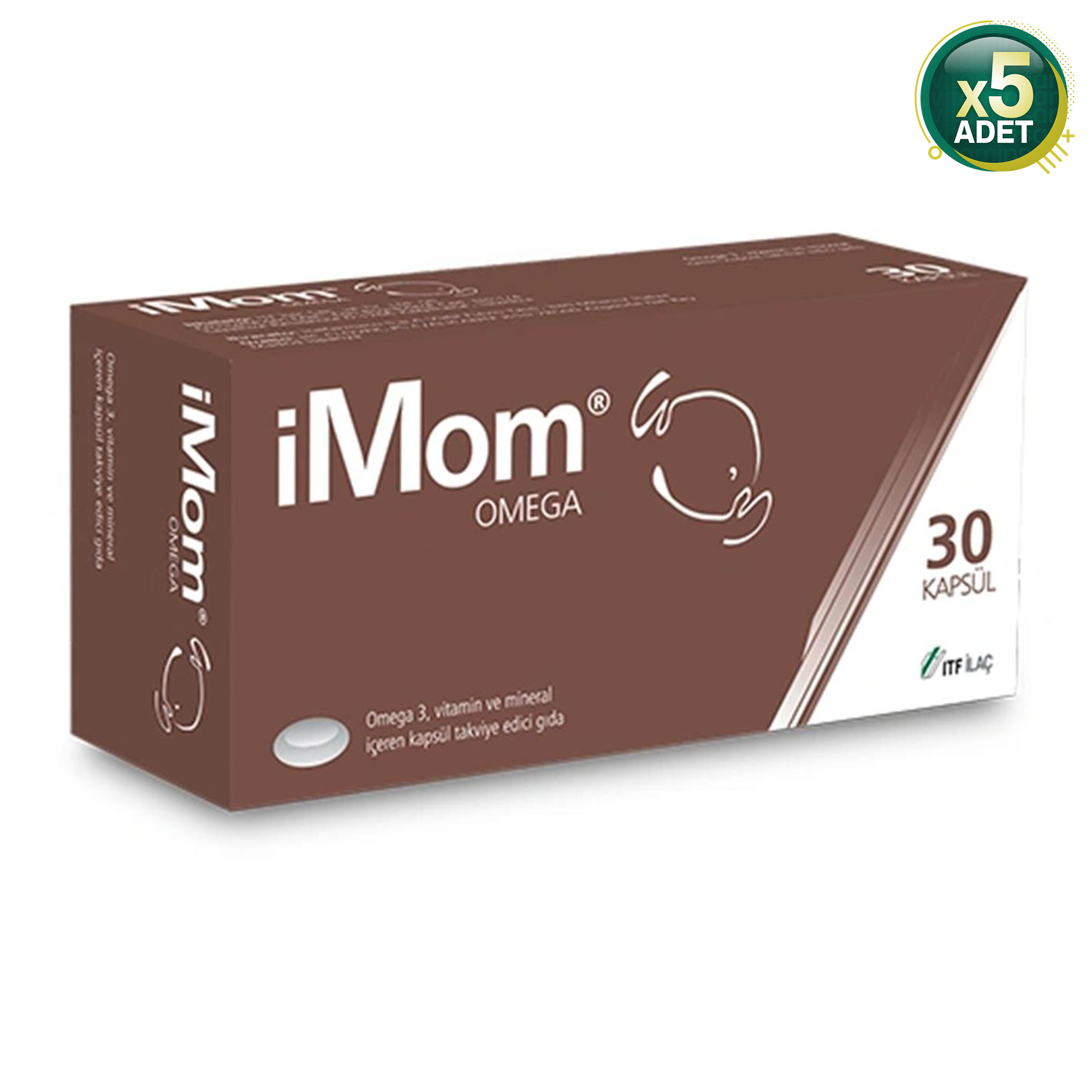 iMom Omega 30 Kapsül 5'li