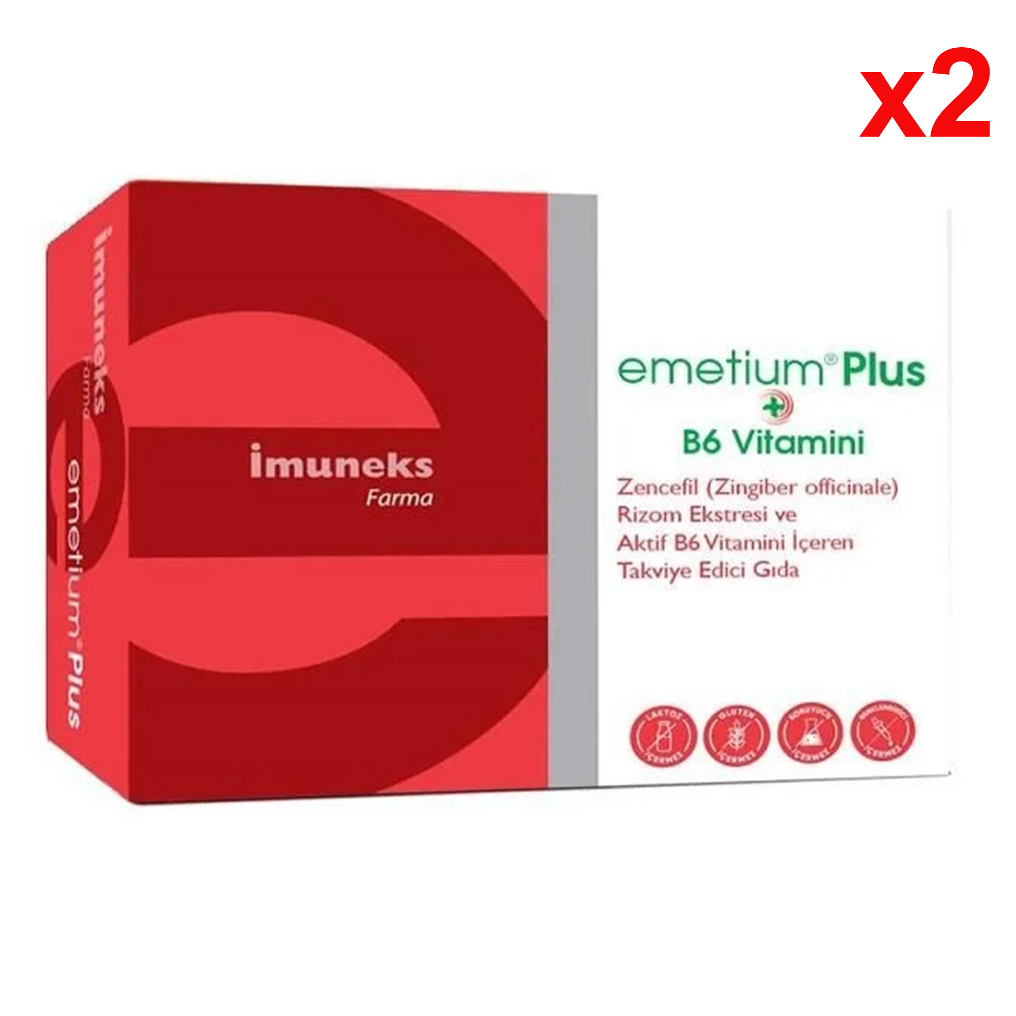 Imuneks Emetium Plus 30 Tablet 2 Adet