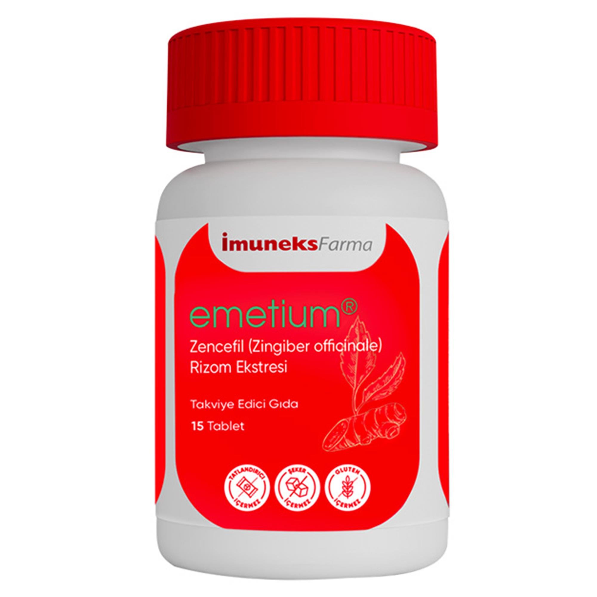 Imuneks Emetium Zencefil 15 Tablet