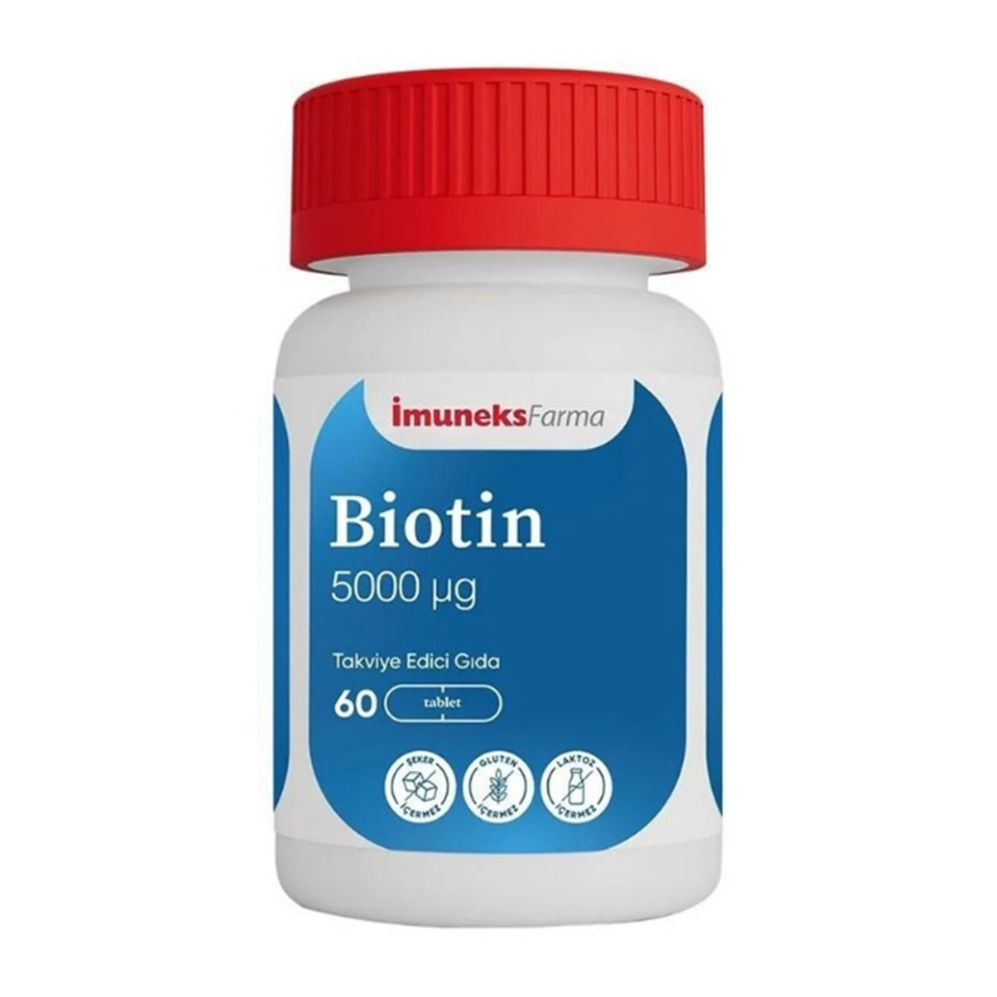 Imuneks Farma Biotin 5000 mcg 60 Tablet