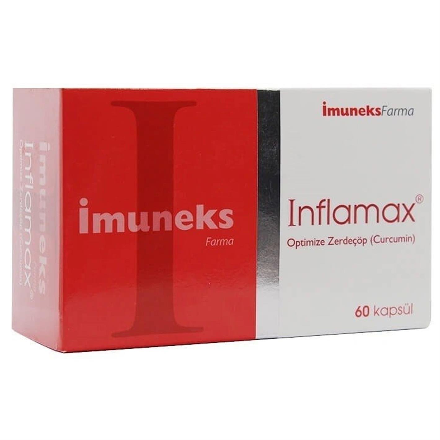 Imuneks Inflamax Optimize Zerdeçöp Takviye Edici Gıda 60 Kapsül