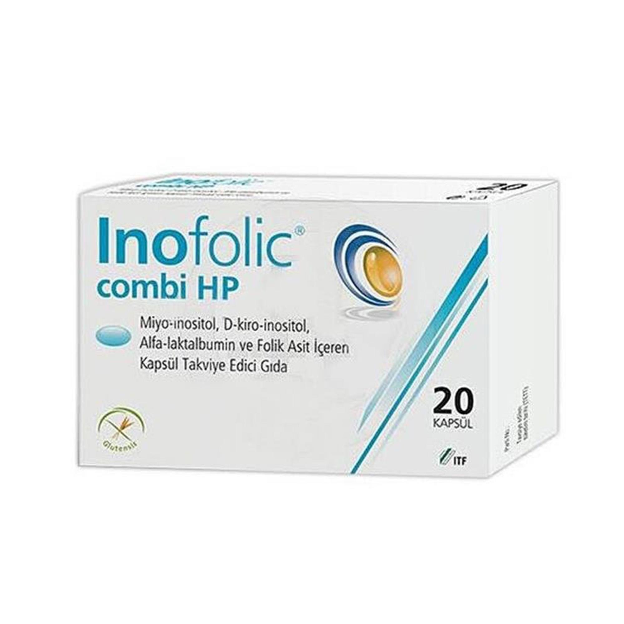 İnofolic Combi HP 20 Kapsül 