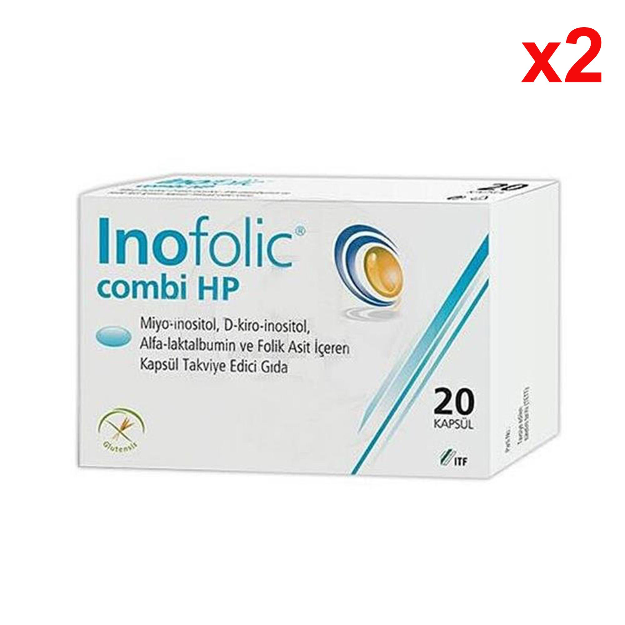 İnofolic Combi HP 20 Kapsül 2 Adet