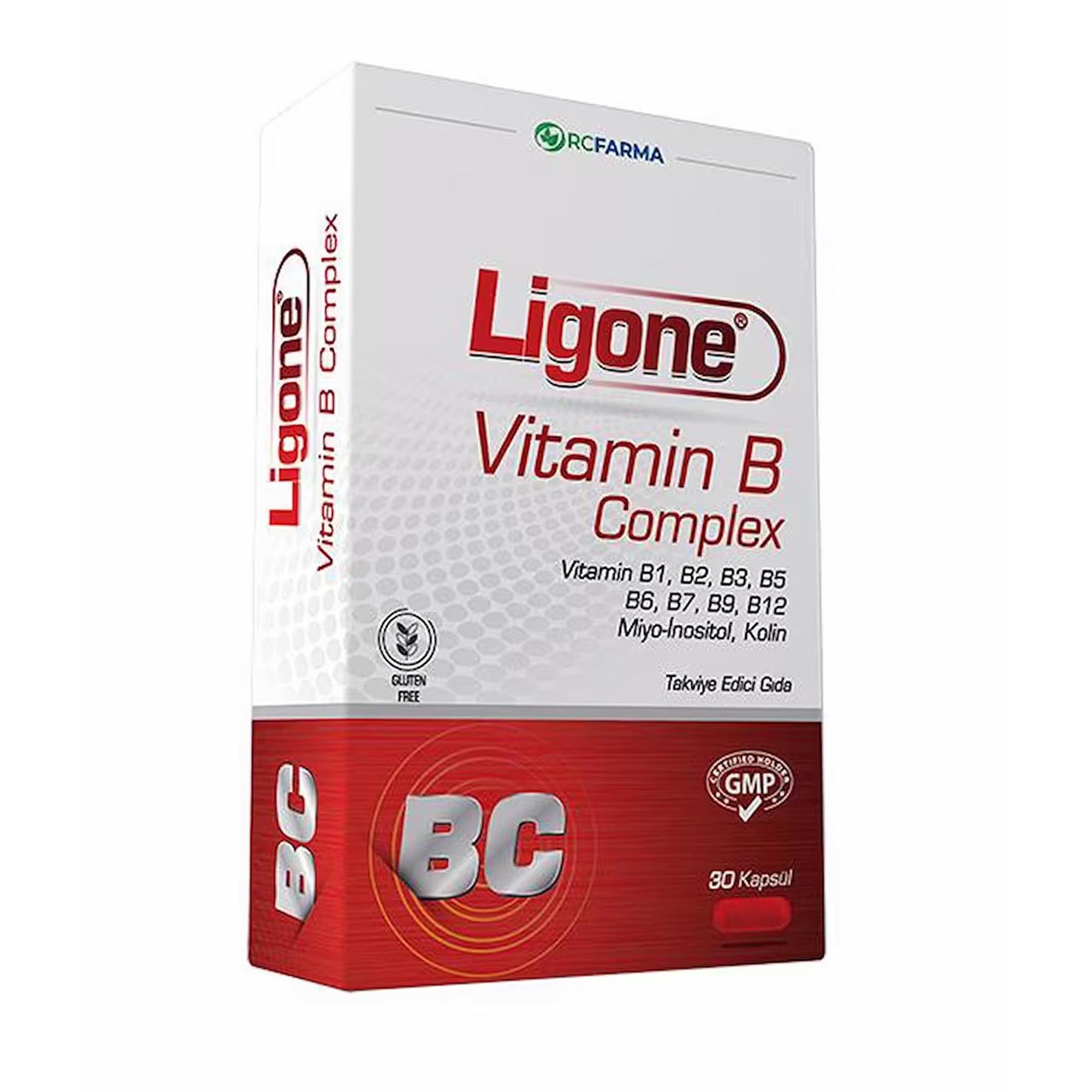 Ligone Vitamin B Complex 30 Kapsül