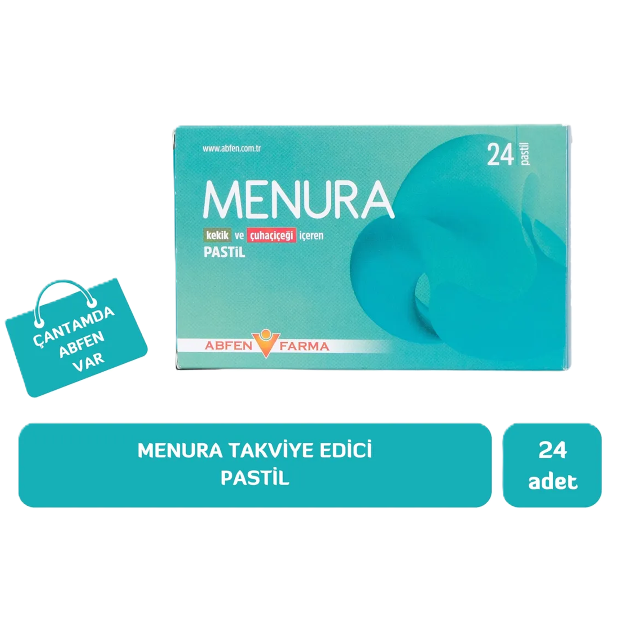 Menura Kekik ve Çuhaçiçeği İçeren 24 Pastil