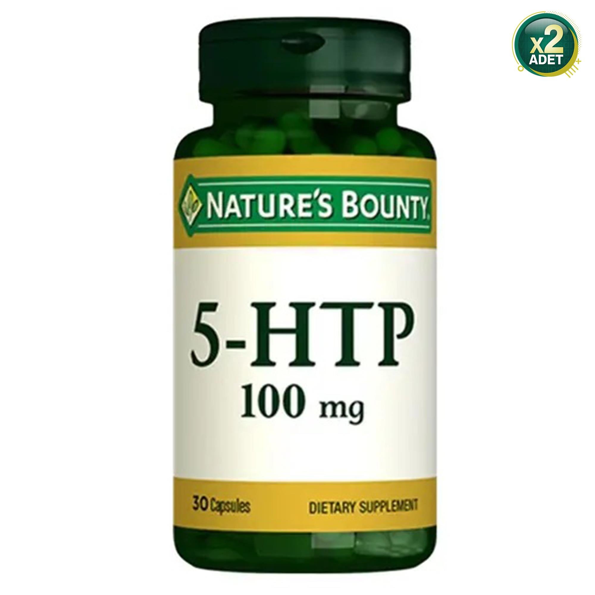 Nature's Bounty 5-HTP 100 mg 30 Kapsül 2 ADET