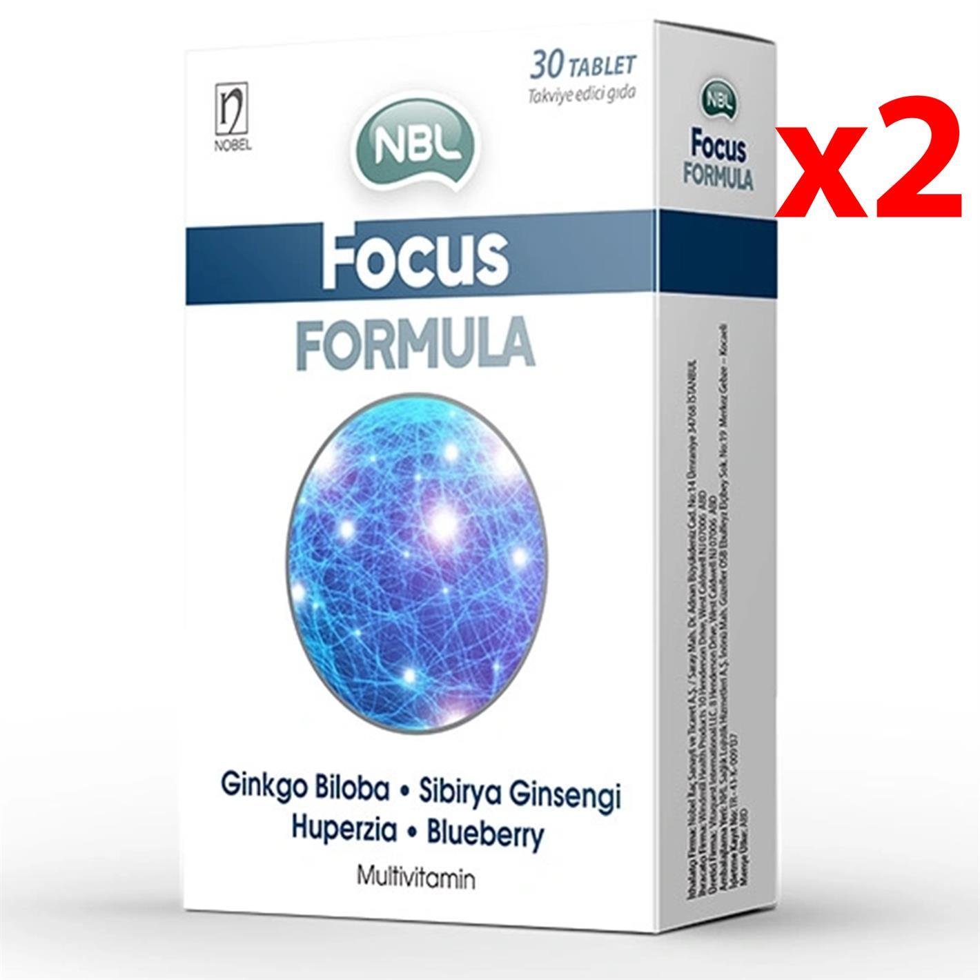 NBL Focus Formula 30 Tablet 2 Adet