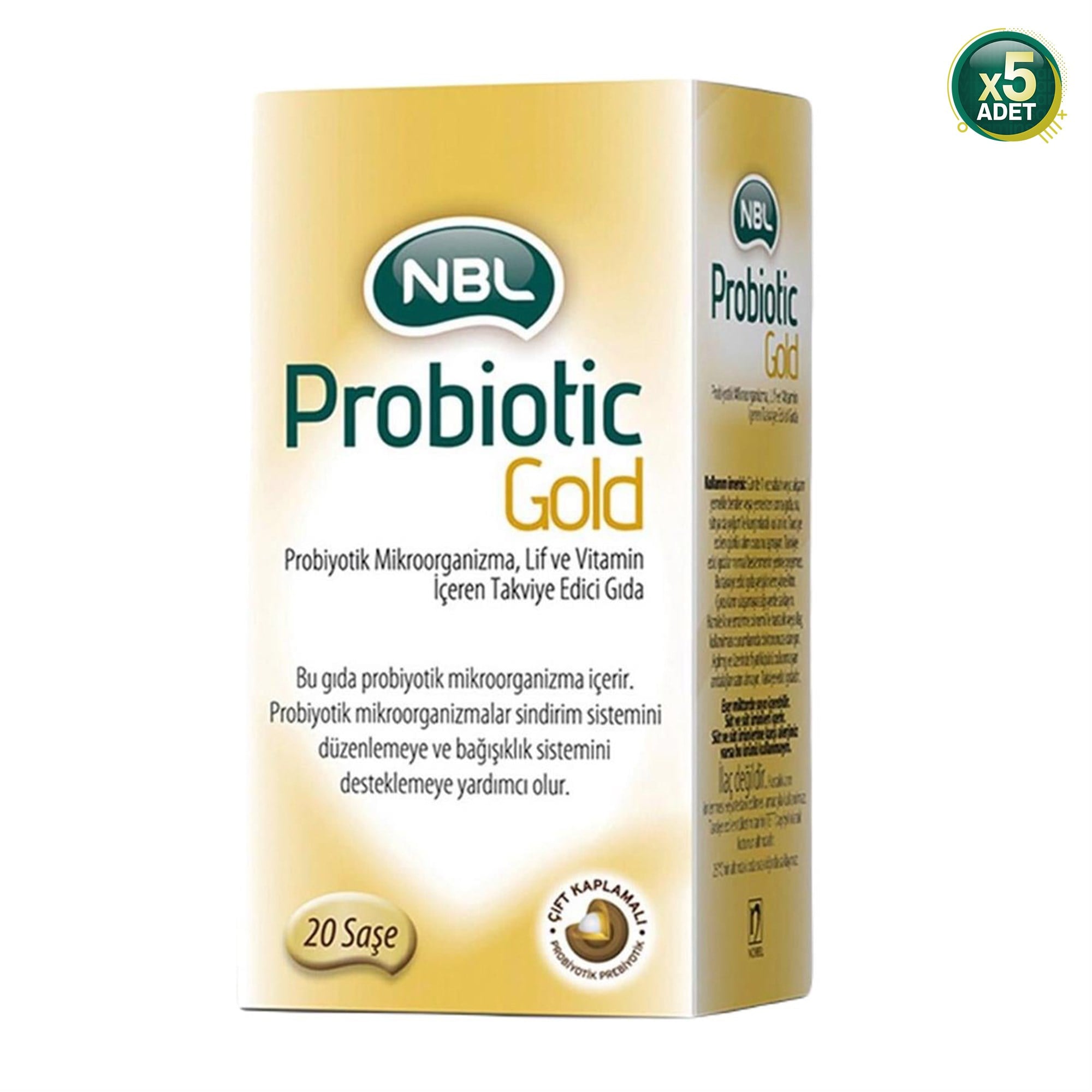 Nbl Probiotic Gold 20 Saşe 5 Adet